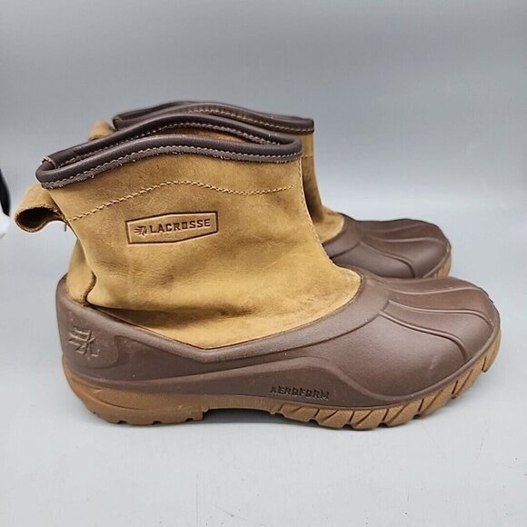 Lacrosse 6” Aero Timber Top Slip-On Brown Size Mens 9 Rubber Leather